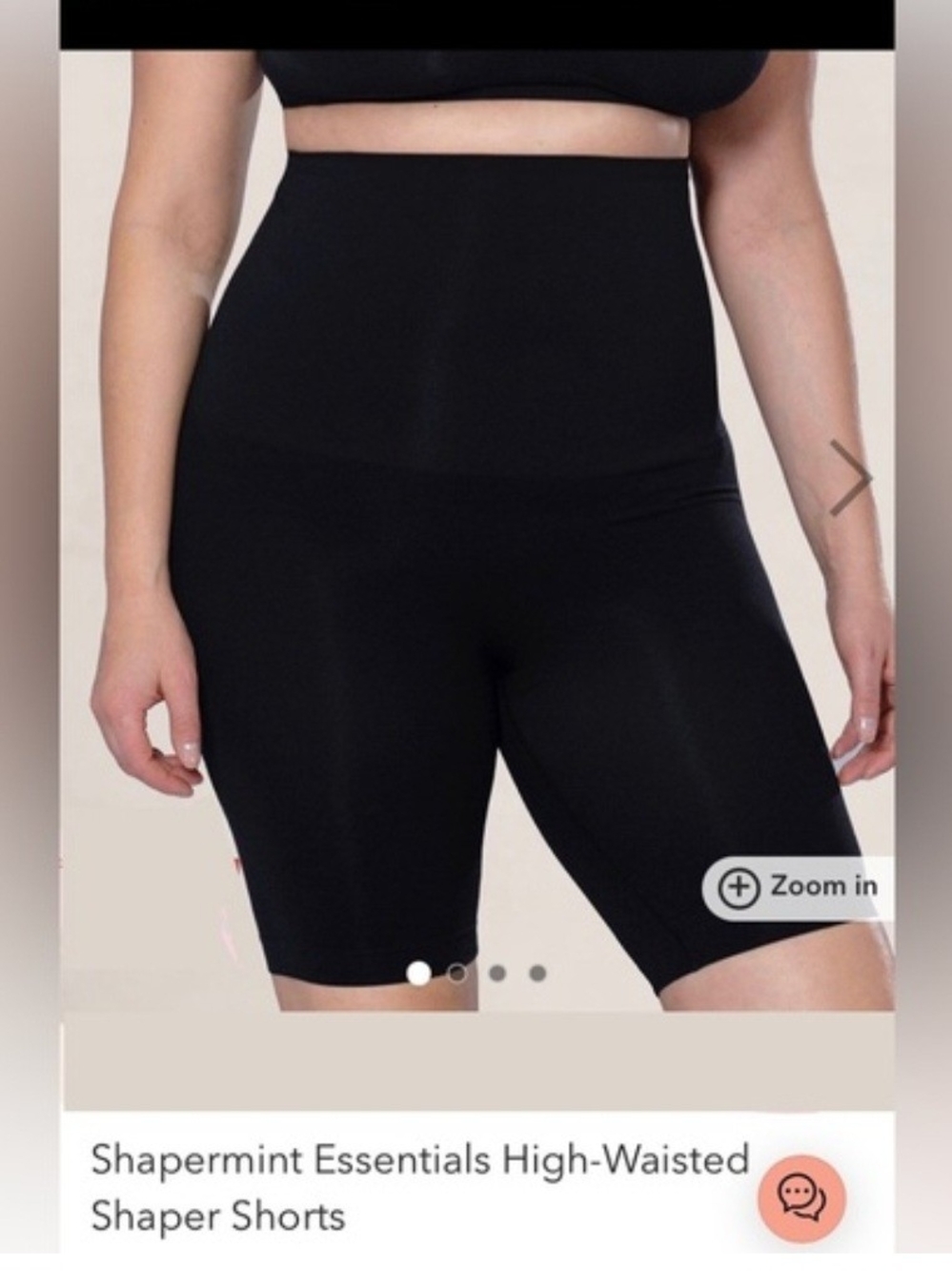 NWT Shapermint High-Waisted Shaping Shorts - Black Xs/S